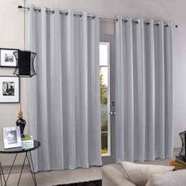 Cortina Carol Com Forro Voil  2,00m x 1,80m Branco Cortina Carol Com Forro Voil  2,00m x 1,80m Branco