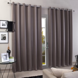 Cortina Carol Com Forro Voil  2,00m x 1,80m Marrom Cortina Carol Com Forro Voil  2,00m x 1,80m Marrom