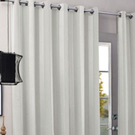 Cortina Carol Com Forro Voil  3,00m x 2,60m Creme