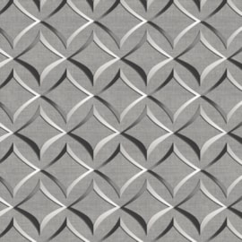 Cortina Corta Luz Estampada 2,00m X 1,80m Bella Janela Geométrico Prata Cortina Corta Luz Estampada 2,00m X 1,80m Bella Janela Geométrico Prata