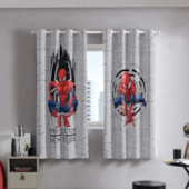 Cortina Infantil Blackout Tecido 70% Spider-Man Bella Janela 2,60x1,70