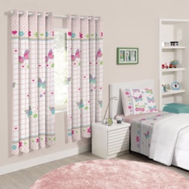 Cortina Infantil Santista Basic 2,00m x 1,80m Borboletas Cortina Infantil Santista Basic 2,00m x 1,80m Borboletas