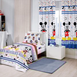 Cortina Infantil Santista Basic 2,00m x 1,80m Mickey Play Cortina Infantil Santista Basic 2,00m x 1,80m Mickey Play