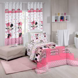 Cortina Infantil Santista Basic 2,00m x 1,80m Minnie Happy Cortina Infantil Santista Basic 2,00m x 1,80m Minnie Happy