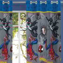 Cortina Infantil Spider-Man 2,00m x 1,80m Lepper Cortina Infantil Spider-Man 2,00m x 1,80m Lepper