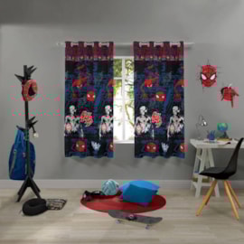 Cortina Infantil Spider Man II 2,00m x 1,80m Lepper Cortina Infantil Spider Man II 2,00m x 1,80m Lepper