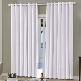 Cortina Pratika Lisa com Blackout Bella Janela 2,40x1,60 Branco Cortina Pratika Lisa com Blackout Bella Janela 2,40x1,60 Branco
