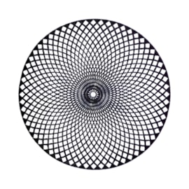 Descanso de Prato Art House Preto Descanso de Prato Art House Preto