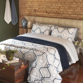 Edredom Casal Atlântica Sofisticata Art Deco Edredom Casal Atlântica Sofisticata Art Deco