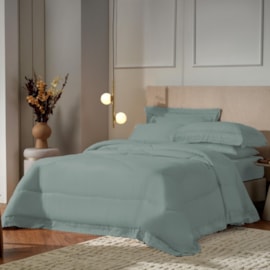 Edredom com Renda Queen Bordare Appel Orvalho Edredom com Renda Queen Bordare Appel Orvalho