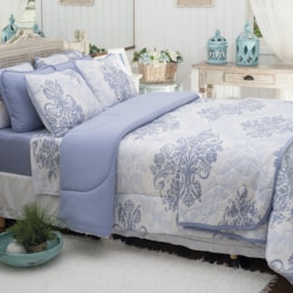 Edredom Dupla Face Solteiro Atlântica Sofisticata Home Arabescos Edredom Dupla Face Solteiro Atlântica Sofisticata Home Arabescos