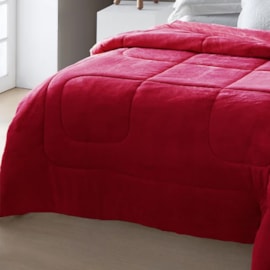 Edredom Queen Dupla-Face Atrium Flannel Vermelho Jolitex Ternille Edredom Queen Dupla-Face Atrium Flannel Vermelho Jolitex Ternille