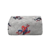 Edredom Solteiro 100% Poliéster Disney Hedrons Spider Man Rotativo 160x240