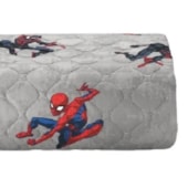 Edredom Solteiro 100% Poliéster Disney Hedrons Spider Man Rotativo 160x240