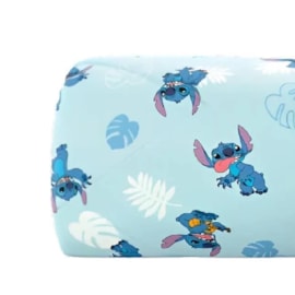 Edredom Solteiro 100% Poliéster Disney Hedrons Stitch Folhas Rotativo 160x240