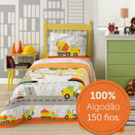 Edredom Solteiro Infantil Lepper Truck Edredom Solteiro Infantil Lepper Truck
