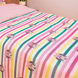 Edredom Solteiro Portallar Malha Minnie Vibe Edredom Solteiro Portallar Malha Minnie Vibe