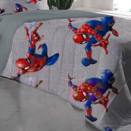 Edredom Solteiro Portallar Malha Spider-Man Edredom Solteiro Portallar Malha Spider-Man