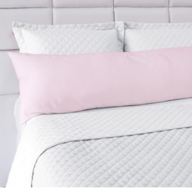 Fronha Avulsa Para Travesseiro de Corpo Abraço Colors Lavive Rosa Claro Fronha Avulsa Para Travesseiro de Corpo Abraço Colors Lavive Rosa Claro