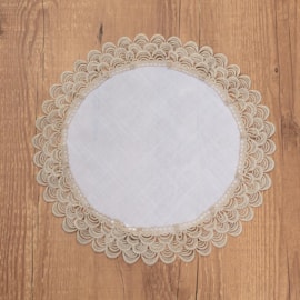 Jogo Americano Argivai Indonésia Ouro 38cm Redondo 2 Peças Jogo Americano Argivai Indonésia Ouro 38cm Redondo 2 Peças