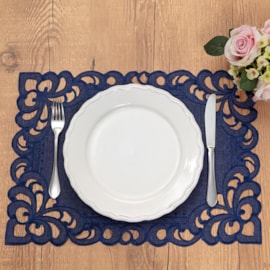 Jogo Americano Argivai Rechilie Navy 35cm x 50cm 2 Peças Jogo Americano Argivai Rechilie Navy 35cm x 50cm 2 Peças