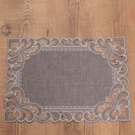 Jogo Americano Argivai Rechilie Taupe 35cm x 50cm 2 Peças Jogo Americano Argivai Rechilie Taupe 35cm x 50cm 2 Peças