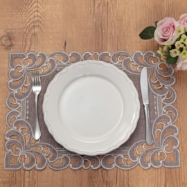 Jogo Americano Argivai Rechilie Taupe 35cm x 50cm 2 Peças Jogo Americano Argivai Rechilie Taupe 35cm x 50cm 2 Peças