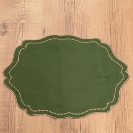 Jogo Americano Argivai Vintage Musgo 35cm x 50cm 4 Peças Jogo Americano Argivai Vintage Musgo 35cm x 50cm 4 Peças