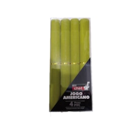 Jogo Americano Jolitex Best Chef 4 Peças PVC Verde Milho Jogo Americano Jolitex Best Chef 4 Peças PVC Verde Milho