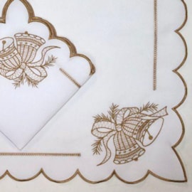 Jogo Americano Primor Bells 35cm x 50cm Argivai Branco 4 peças Jogo Americano Primor Bells 35cm x 50cm Argivai Branco 4 peças