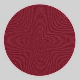 Jogo Americano Redondo Huvi Vinho 2 Peças Jogo Americano Redondo Huvi Vinho 2 Peças