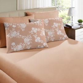 Jogo Cama Solteiro Portallar Sublime/Rosa Chá- 2 peças Jogo Cama Solteiro Portallar Sublime/Rosa Chá- 2 peças