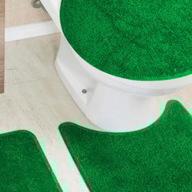 Jogo de Banheiro Belo Cotton Verde Miriam 3 Peças Jogo de Banheiro Belo Cotton Verde Miriam 3 Peças