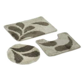 Jogo de Banheiro Jolitex Van Gogh 3 Peças Gotas Fendi/Caqui Jogo de Banheiro Jolitex Van Gogh 3 Peças Gotas Fendi/Caqui