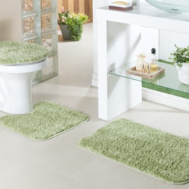 Jogo de Banheiro Oásis Classic Verde 3 peças Jogo de Banheiro Oásis Classic Verde 3 peças