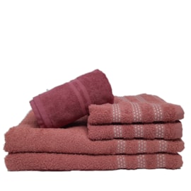 Jogo de Banho 5 Peças Karsten Marcel Rose Jogo de Banho 5 Peças Karsten Marcel Rose