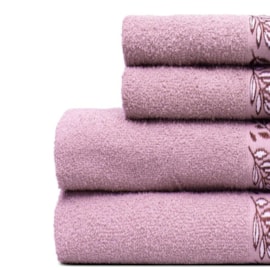 Jogo de Banho Appel Oliva 4pçs Orquídea Mist (2 Banho + 2 Rosto) Jogo de Banho Appel Oliva 4pçs Orquídea Mist (2 Banho + 2 Rosto)