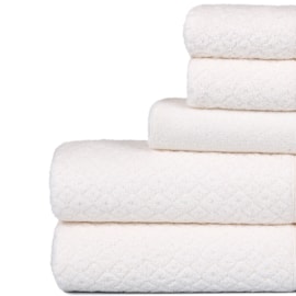 Jogo de Banho Atlantica Capri 5 Pçs Branco (2 Banho + 2 Rosto e Piso) Jogo de Banho Atlantica Capri 5 Pçs Branco (2 Banho + 2 Rosto e Piso)