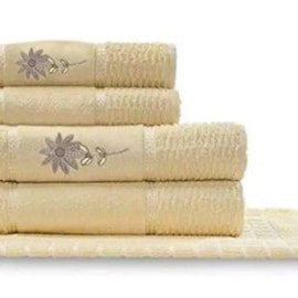 Jogo de Banho Bouton Aveludada Brisa Clarice Amarelo 5 Peças Jogo de Banho Bouton Aveludada Brisa Clarice Amarelo 5 Peças