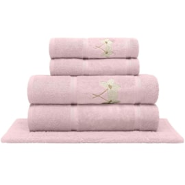 Jogo de Banho Bouton Aveludada Brisa Clarice Rose 5 Peças Jogo de Banho Bouton Aveludada Brisa Clarice Rose 5 Peças