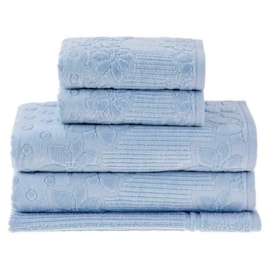 Jogo de Banho Gigante Lollipop Buddemeyer Azul Denim 1661 5 peças Jogo de Banho Gigante Lollipop Buddemeyer Azul Denim 1661 5 peças