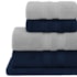 Jogo de Banho Intense Dual Air Buddemeyer Marinho (2Toalhas de Banho + 2Toalhas de Rosto e 1Piso)