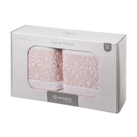 Jogo de Banho TAJ Branco Caviquioli 5 Peças Jogo de Banho TAJ Branco Caviquioli 5 Peças