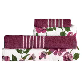 Jogo de Banho Teka Danúbio Estampado 4 Peças