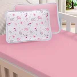 Jogo de Berço Estampado 2pçs 100% Algodão Vivaldi BabyFante (1 Fronha e 1 Lençol) Jogo de Berço Estampado 2pçs 100% Algodão Vivaldi BabyFante (1 Fronha e 1 Lençol)