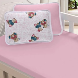 Jogo de Berço Estampado 2pçs 100% Algodão Vivaldi Bambino (1 Fronha e 1 Lençol) Jogo de Berço Estampado 2pçs 100% Algodão Vivaldi Bambino (1 Fronha e 1 Lençol)