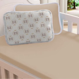 Jogo de Berço Estampado 2pçs 100% Algodão Vivaldi Royal Baby (1 Fronha e 1 Lençol) Jogo de Berço Estampado 2pçs 100% Algodão Vivaldi Royal Baby (1 Fronha e 1 Lençol)