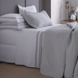 Jogo de Cama Casal 200 Fios Naturalle Fashion Double Cinza Jogo de Cama Casal 200 Fios Naturalle Fashion Double Cinza