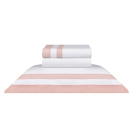 Jogo de Cama Casal 200 Fios Naturalle Fashion Double Rosa