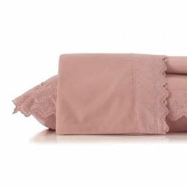 Jogo de Cama Casal Altenburg Boulevard Provence Rosa Channel (2 Lençois + 2 Fronhas) Jogo de Cama Casal Altenburg Boulevard Provence Rosa Channel (2 Lençois + 2 Fronhas)